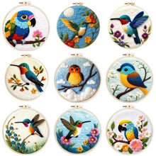 Charger l'image dans la galerie, Kit punch needle oiseaux