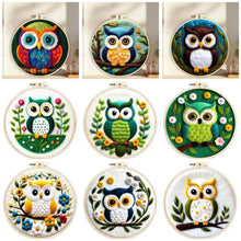 Charger l'image dans la galerie, Kit punch needle chouettes