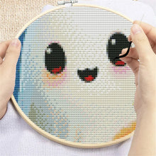 Charger l'image dans la galerie, Kit Point de Croix Fantôme au milieu des fleurs