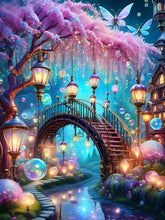 Charger l'image dans la galerie, Kit Broderie Diamant Pont éclairé