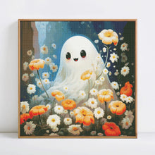 Charger l'image dans la galerie, Kit Point de Croix Fantôme au milieu des fleurs