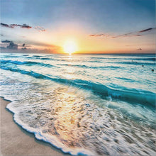 Charger l'image dans la galerie, Kit Point de Croix La mer et son soleil couchant