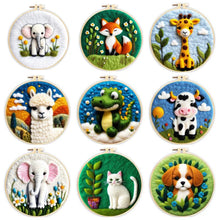Charger l&#39;image dans la galerie, Kit punch needle animaux divers 3
