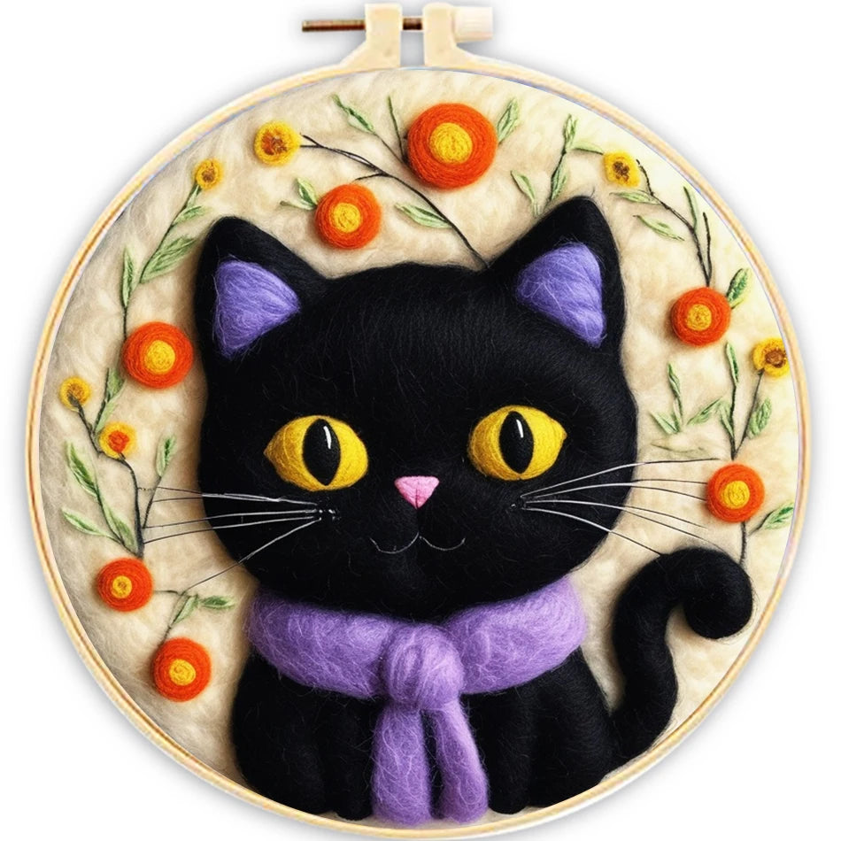 Kit punch needle chats et autres
