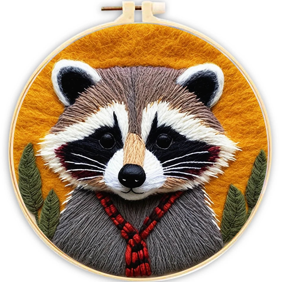 Kit punch needle animaux divers 2