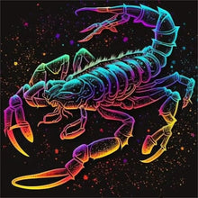 Charger l&#39;image dans la galerie, Kit point de Croix Signe zodiaque Scorpion
