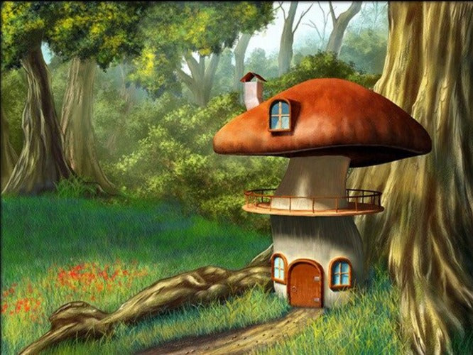 Maison en champignon