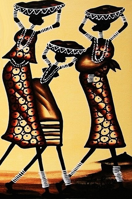 Femmes africaines abstrait