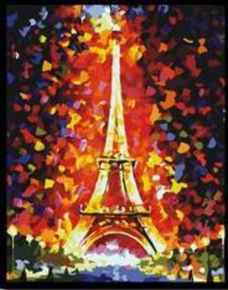Tour Eiffel au couleurs multiples