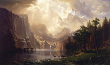 Charger l&#39;image dans la galerie, Lac, montagne et nuages 2
